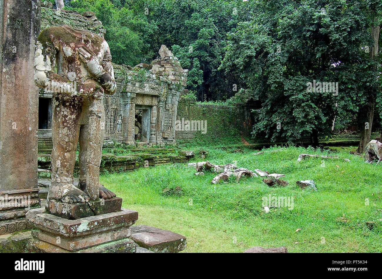 Die Tempel von Angkor Wat in Canbodia Stockfoto