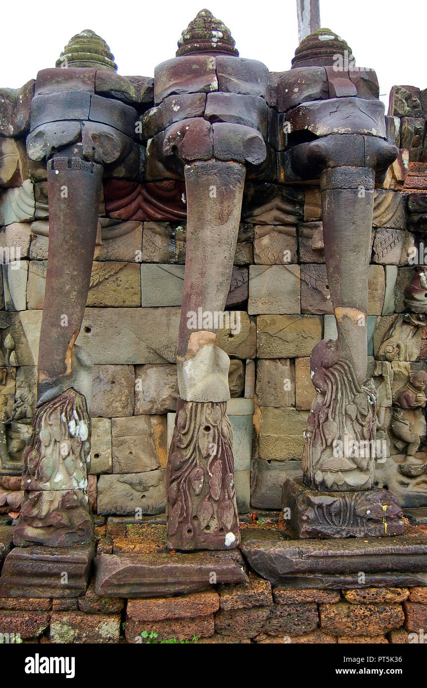 Die Tempel von Angkor Wat in Canbodia Stockfoto