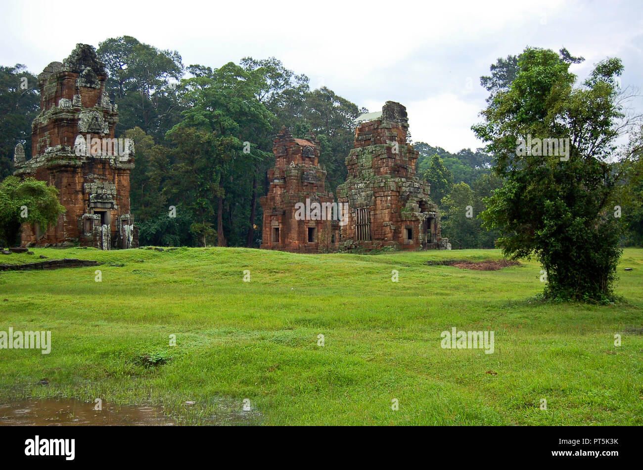 Die Tempel von Angkor Wat in Canbodia Stockfoto