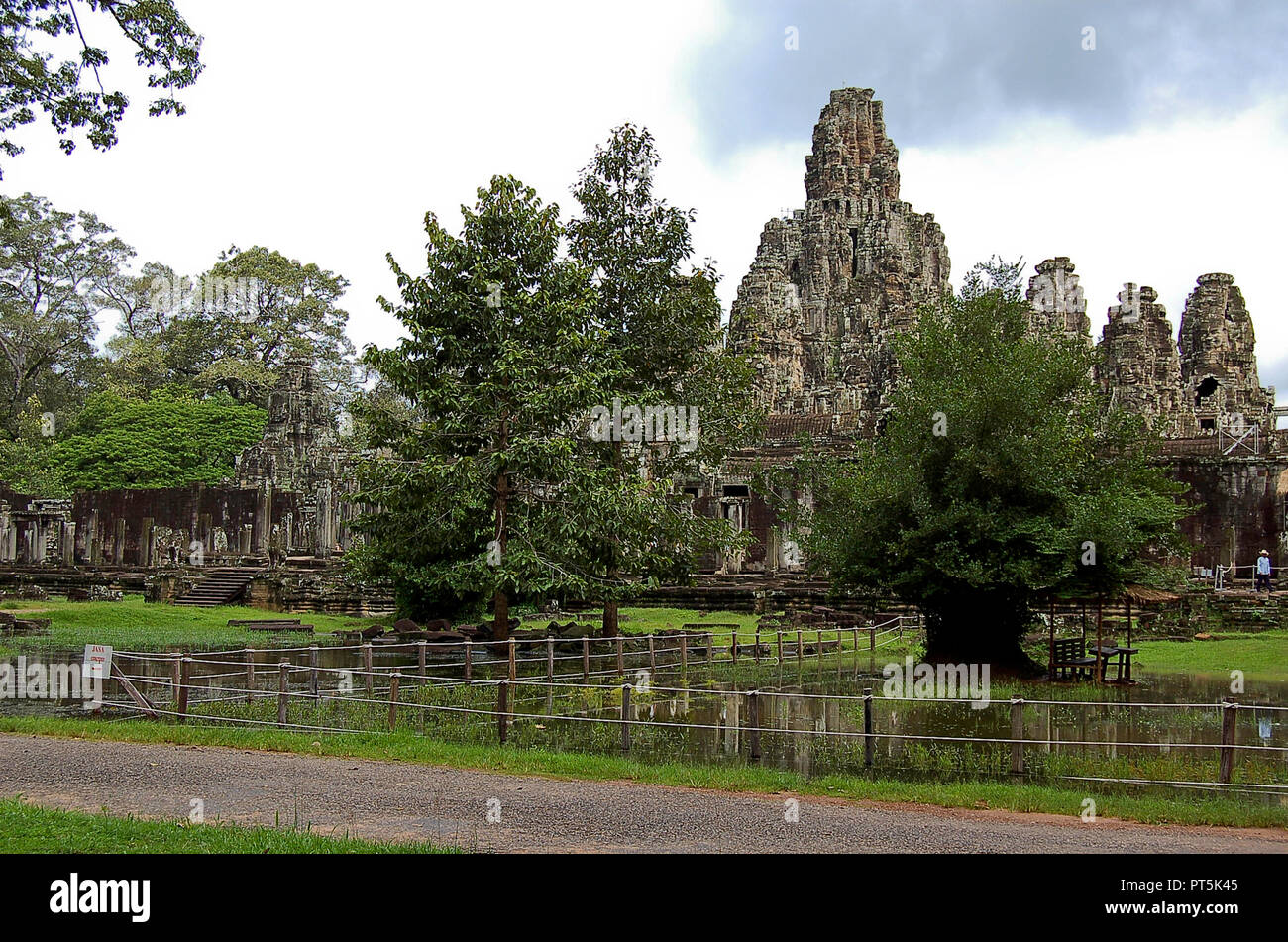 Die Tempel von Angkor Wat in Canbodia Stockfoto