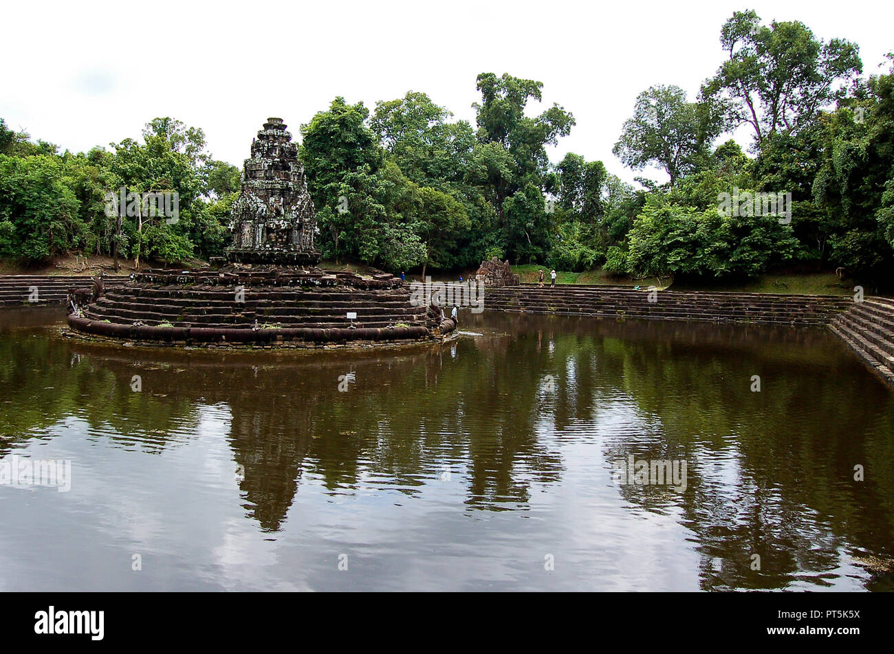 Die Tempel von Angkor Wat in Canbodia Stockfoto