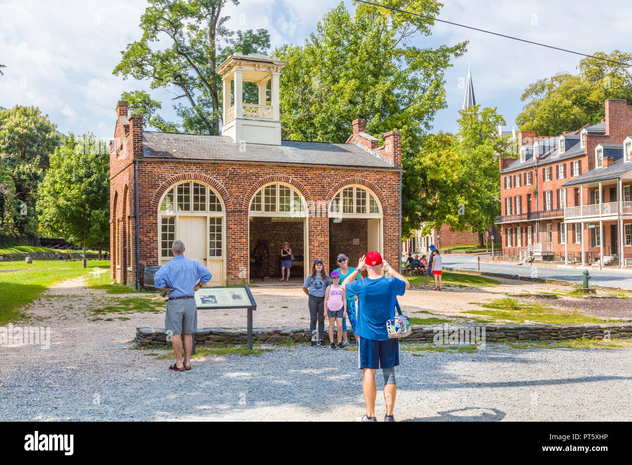 Harpers Ferry National Historical Park in West Virginia in den Vereinigten Staaten Stockfoto