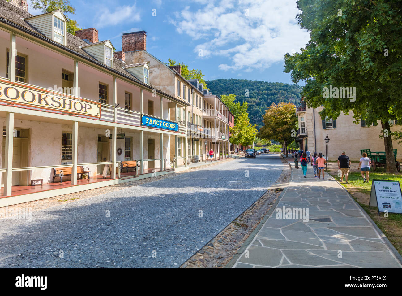 Harpers Ferry National Historical Park in West Virginia in den Vereinigten Staaten Stockfoto