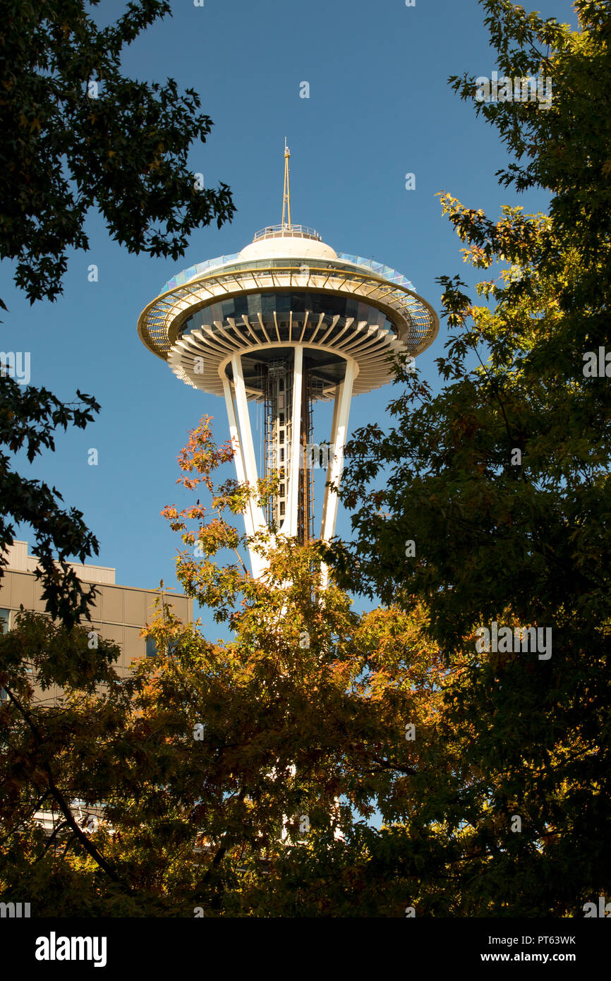 Seattle Space Needle. Stockfoto