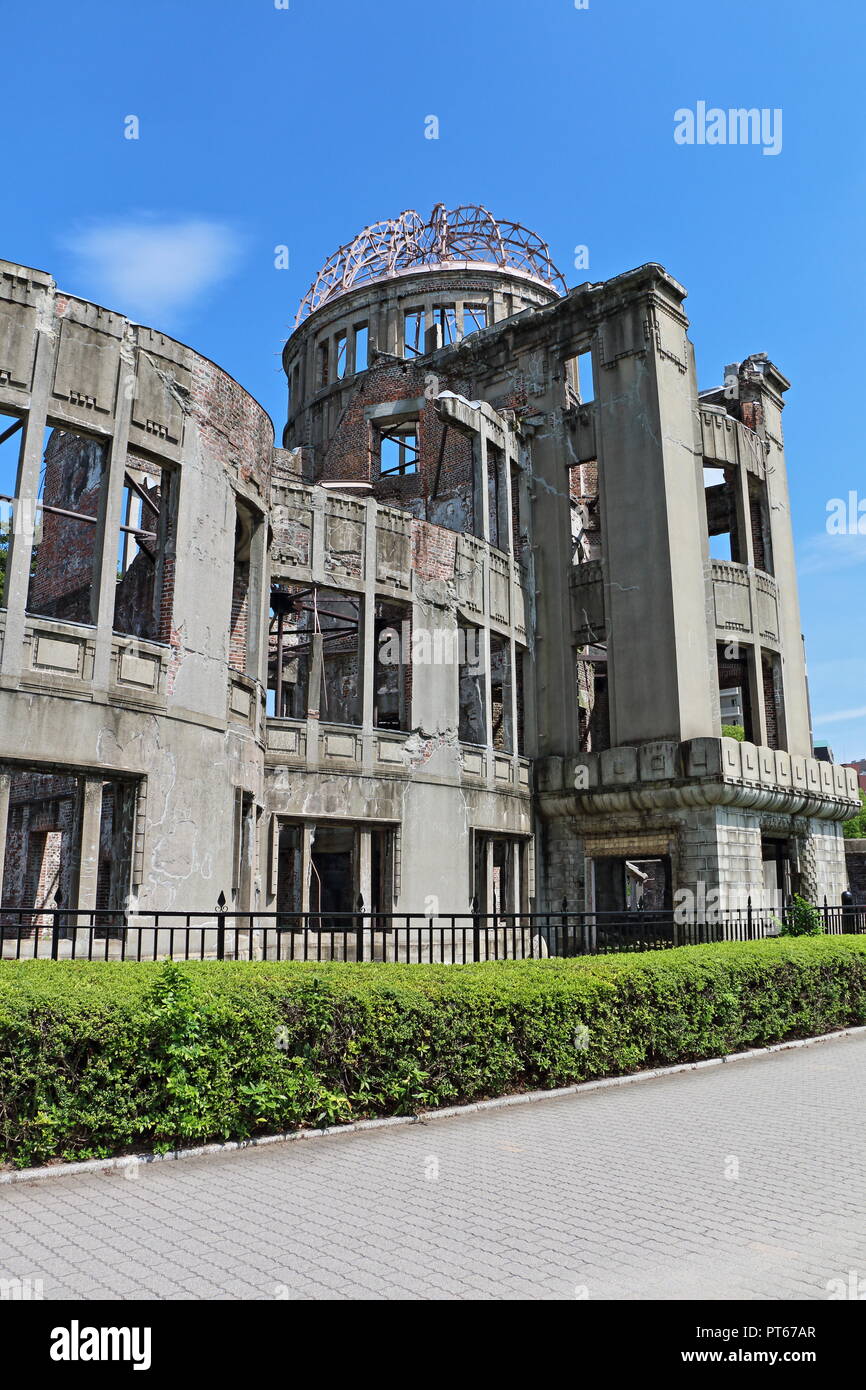 Hiroshima eine Bombe Dome, Hiroshima, Japan Stockfoto