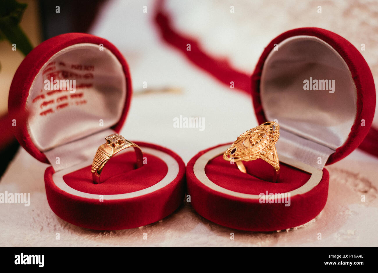 Die Ringe Stockfoto