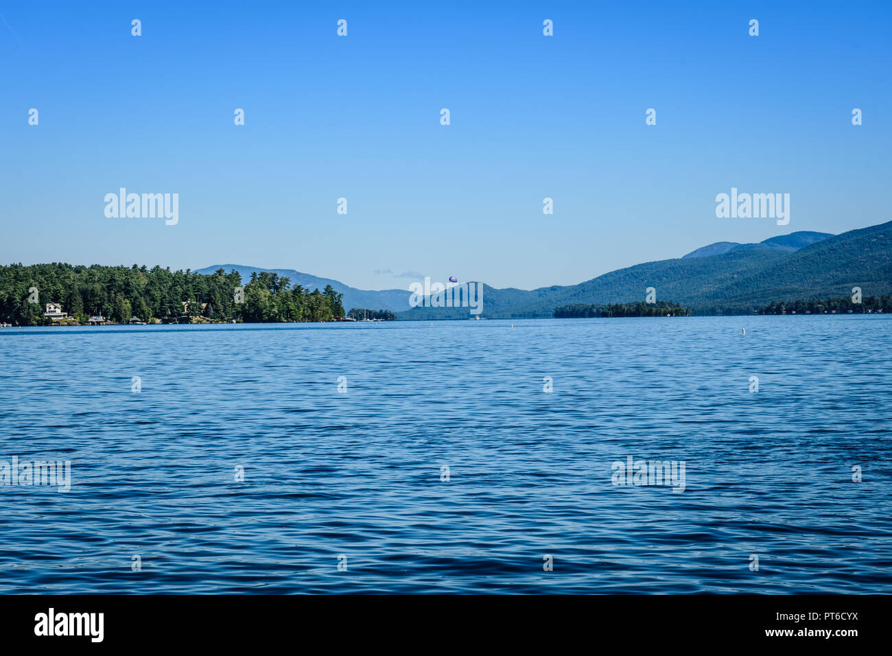 Lake George Fotografie Stockfoto