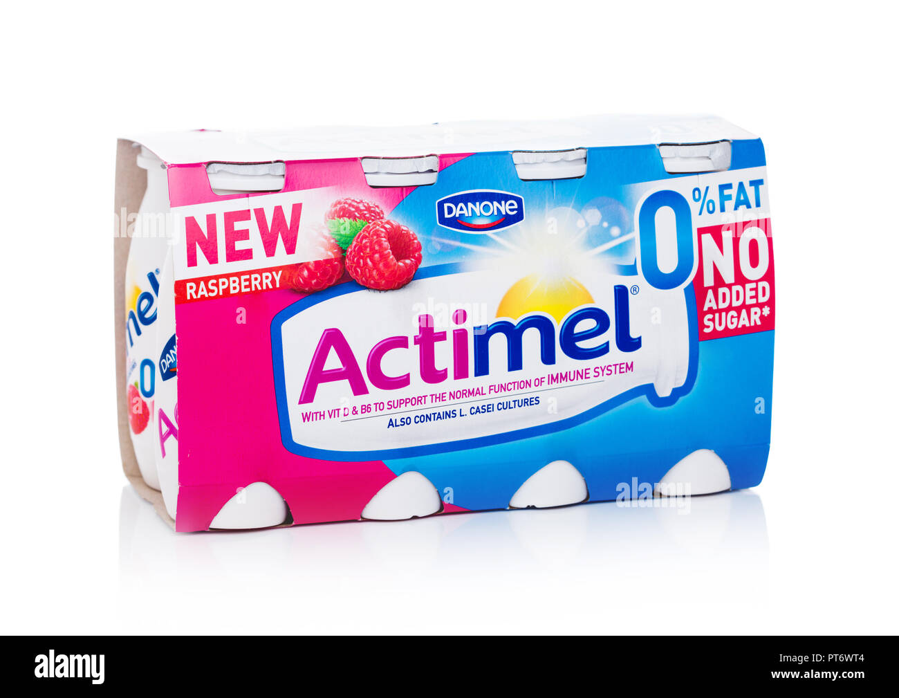 Actimel yogurt drink Fotos und Bildmaterial in hoher Auflösung Alamy