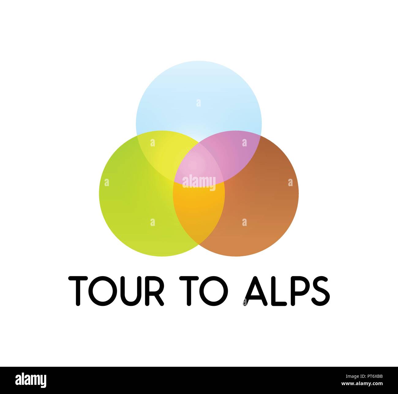 Tour Alpen Stock Vektor