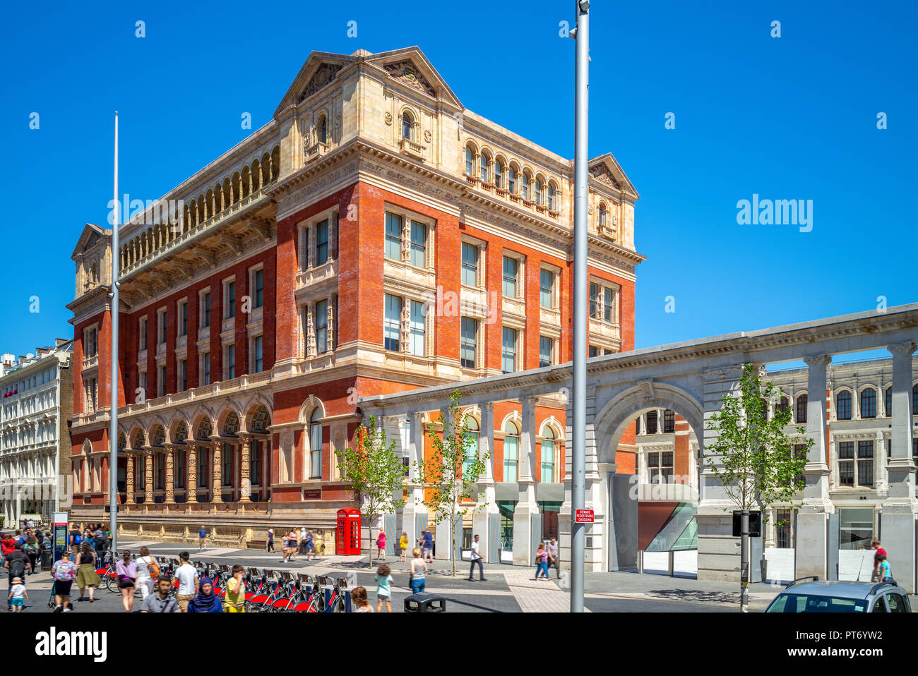 Victoria und Albert Museum in London, Großbritannien Stockfoto