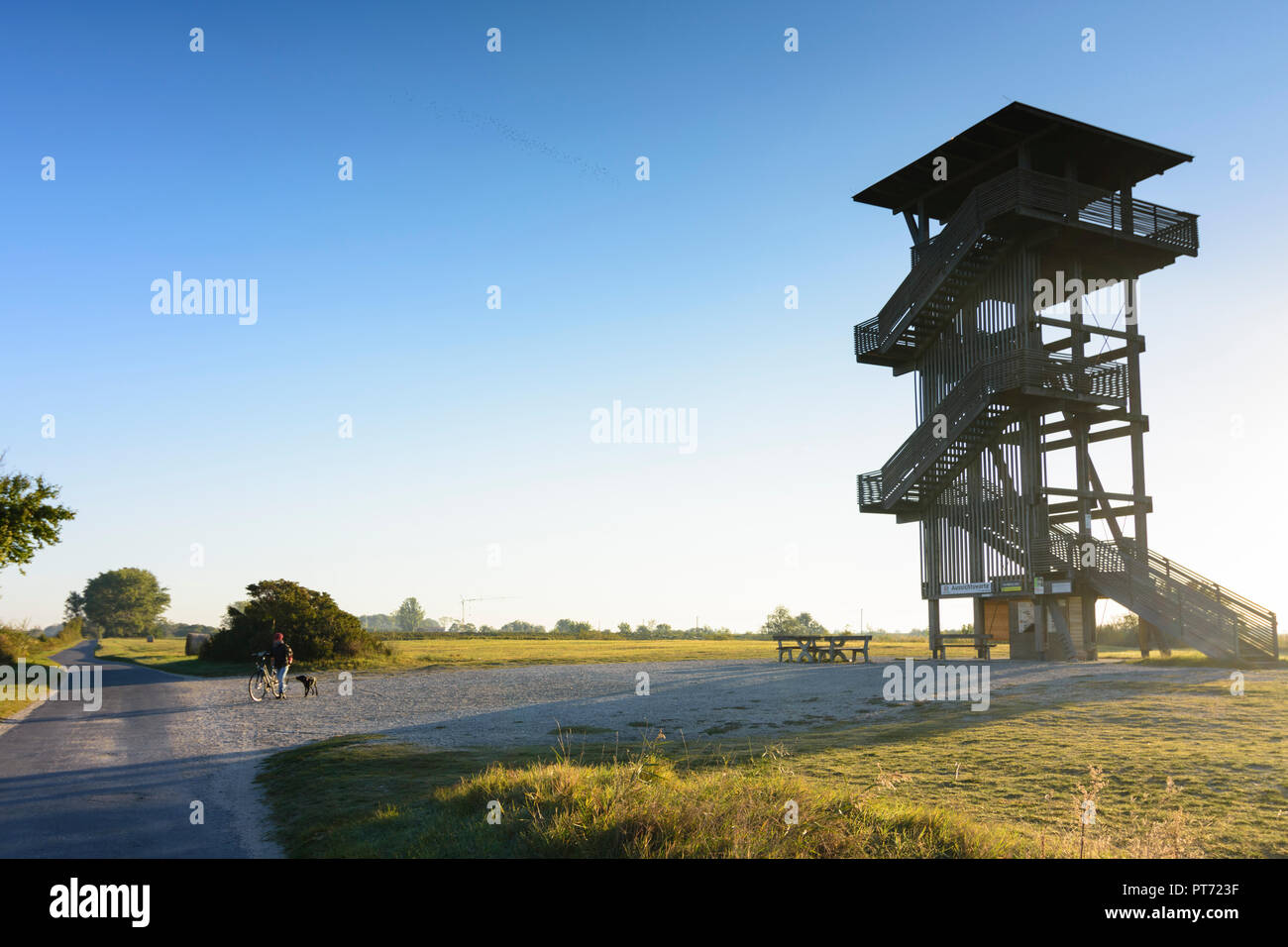 Podersdorf am See Aussichtsturm an der Hölle in den Neusiedler See
