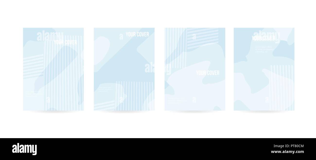 Minimale Abdeckung Konzept für Broschüre oder Card Design. Einfach und elegant mit modernen Look. Eps 10 Vektor Stock Vektor