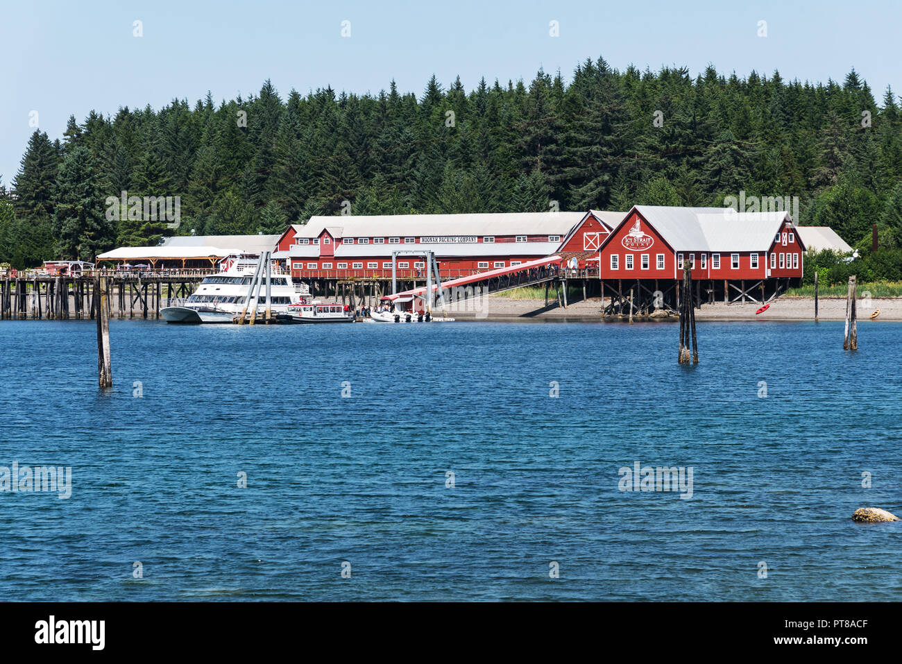 Icy Strait Point, Hoonah, Alaska, USA Stockfoto