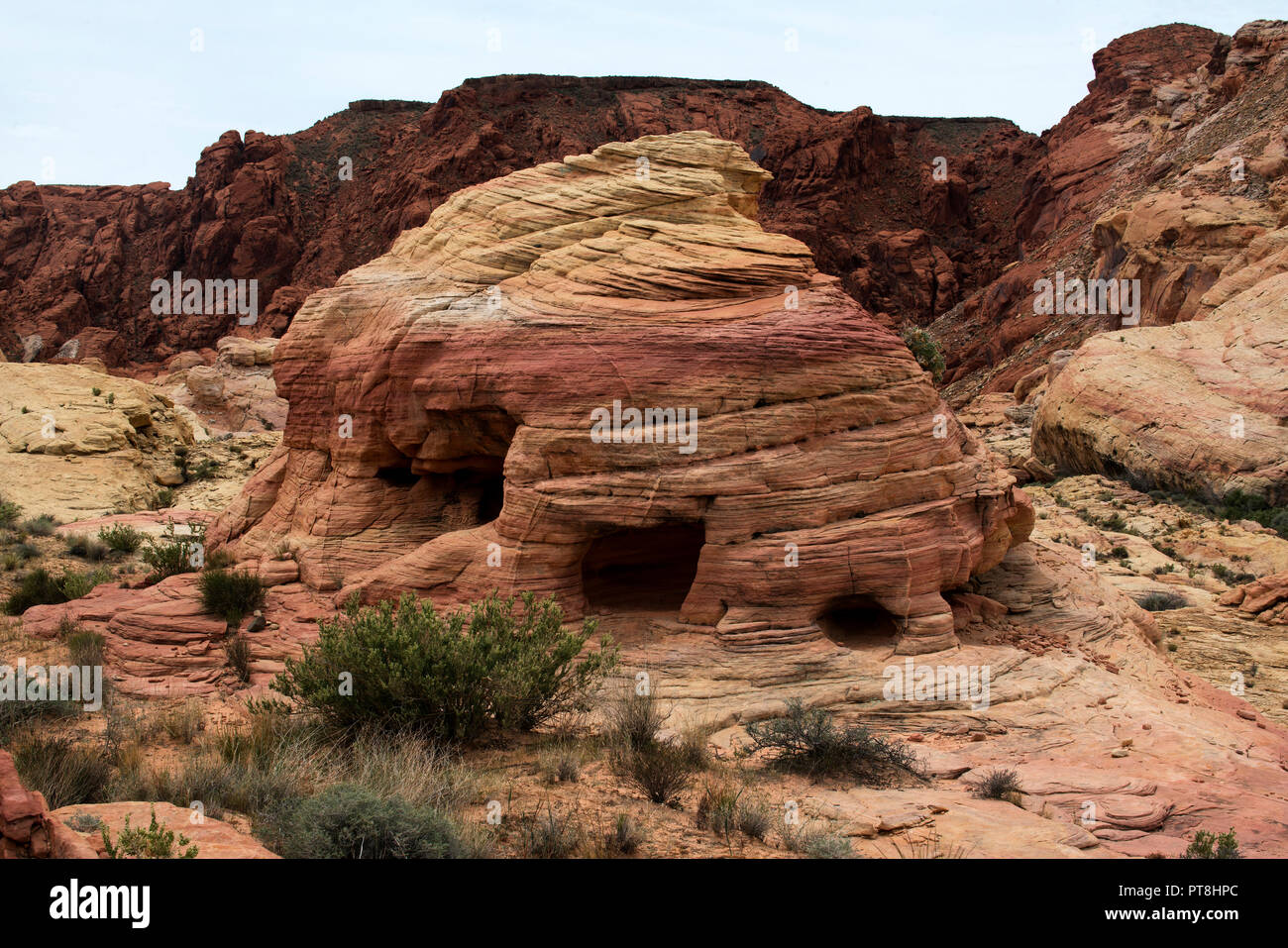 Scenic Valley of Fire State Park in der Nähe von Las Vegas, Nevada Stockfoto