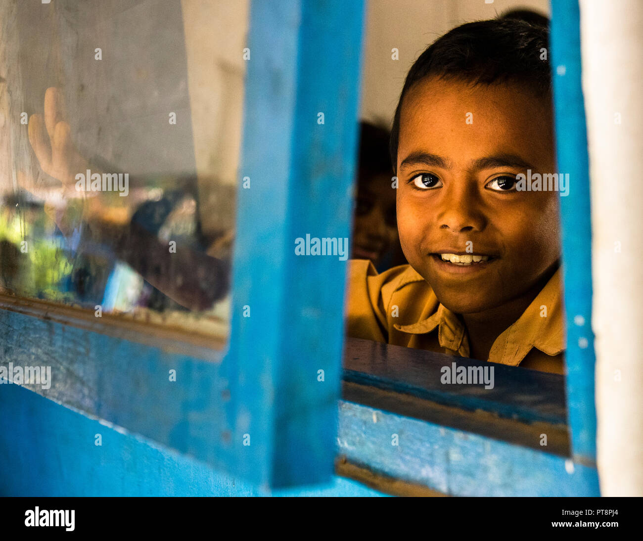 Schule in Waipoekang, Flores, Indonesien Stockfoto