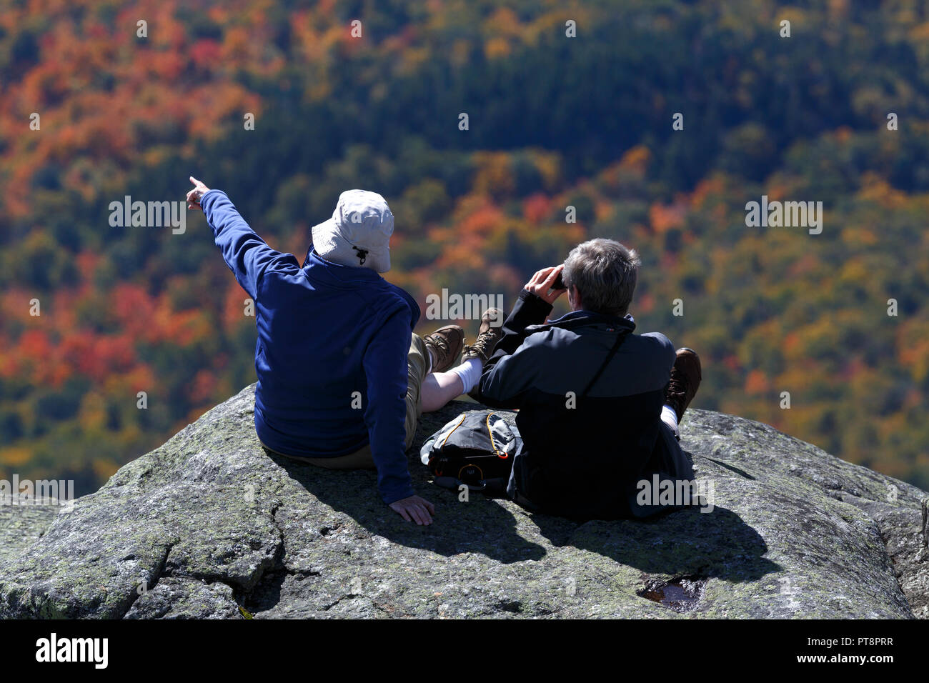 Der Gipfel der Whiteface Mountain, Adirondacks, New York, USA Stockfoto