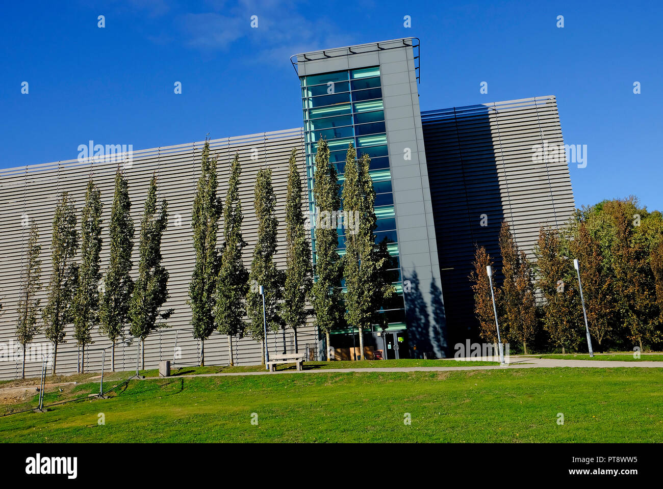 Personal Parkplatz am Addenbrooke's Hospital, Cambridge University, England Stockfoto