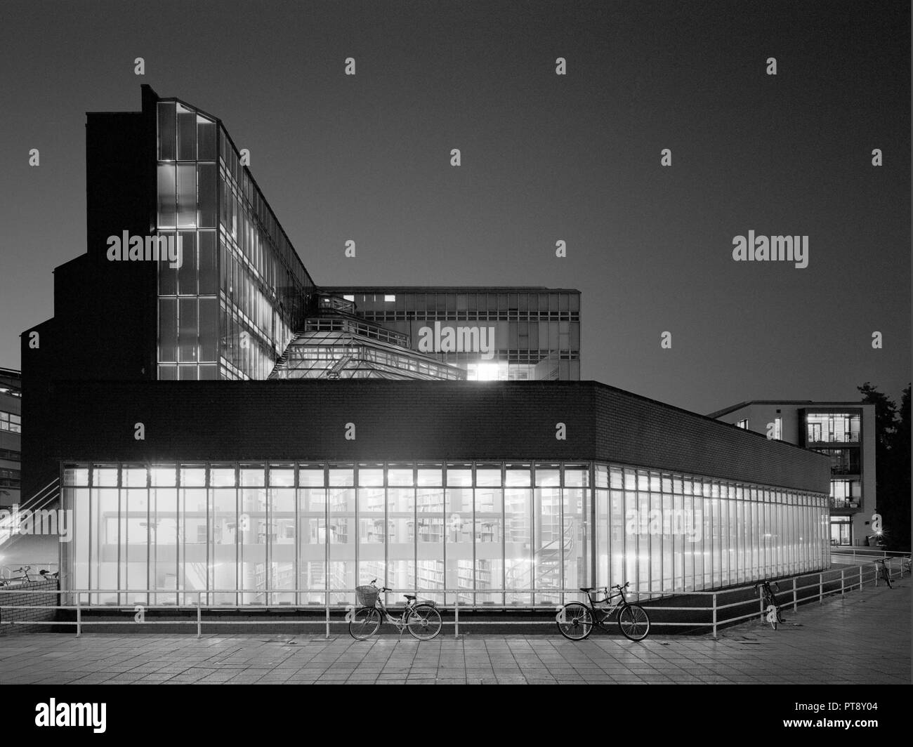 Cambridge University Geschichte Gebäude von Sir James Stirling auf der Sidgwick Site konzipiert Stockfoto