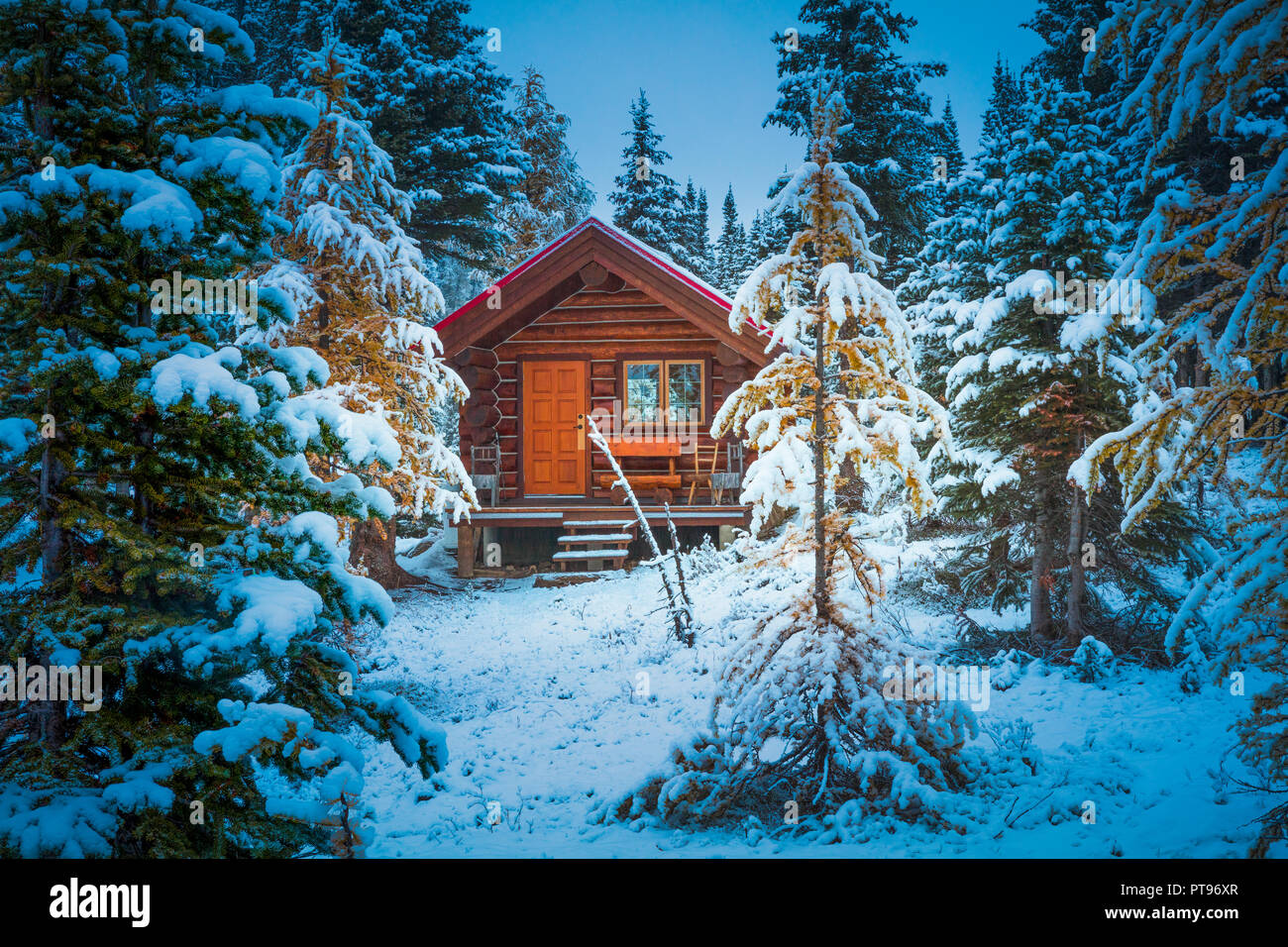 Mount Assiniboine Provincial Park ist ein Provincial Park in British Columbia, Kanada, um Mount Assiniboine gelegen. Stockfoto
