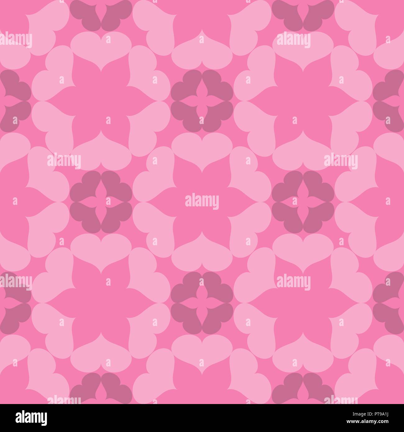 Nahtlose abstrakte Kunst rosa Muster Stock Vektor