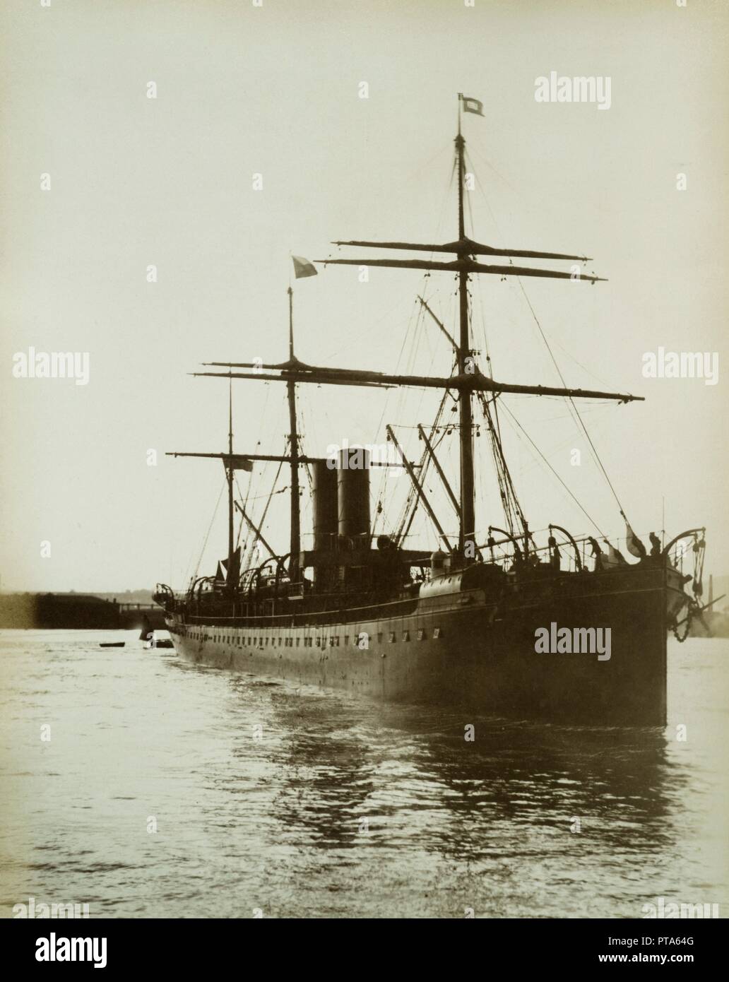 P&O-liner SS BIN assilia', 1884. Schöpfer: Henry Bedford Lemere. Stockfoto