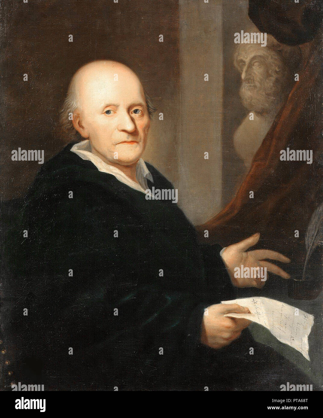 Porträt von Friedrich Gottlieb Klopstock (1724-1803), 1807. Schöpfer: Barckhan, Johann Hieronymus (1785-1865). Stockfoto