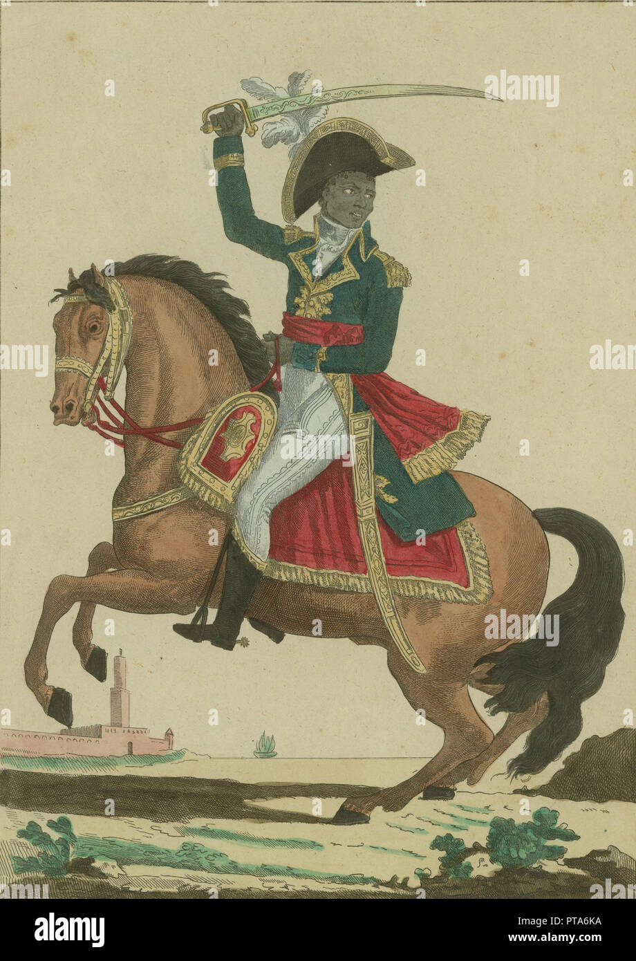 François-Dominique Toussaint Louverture (1743-1803), c 1800. Schöpfer: Anonym. Stockfoto