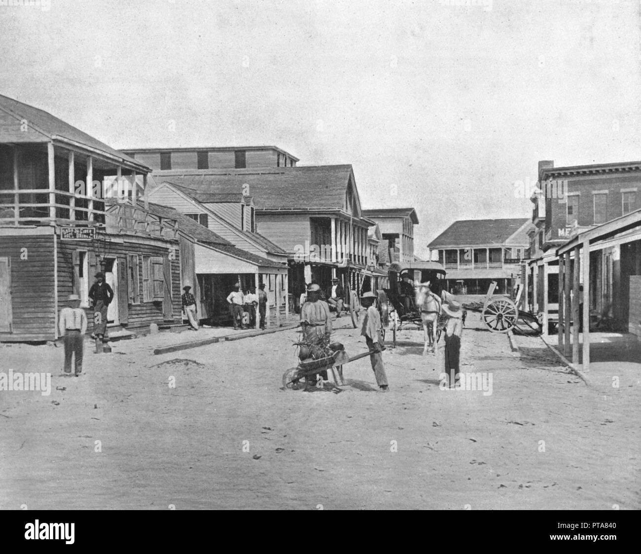 Street in Key West, Florida, USA, c 1900. Schöpfer: Unbekannt. Stockfoto