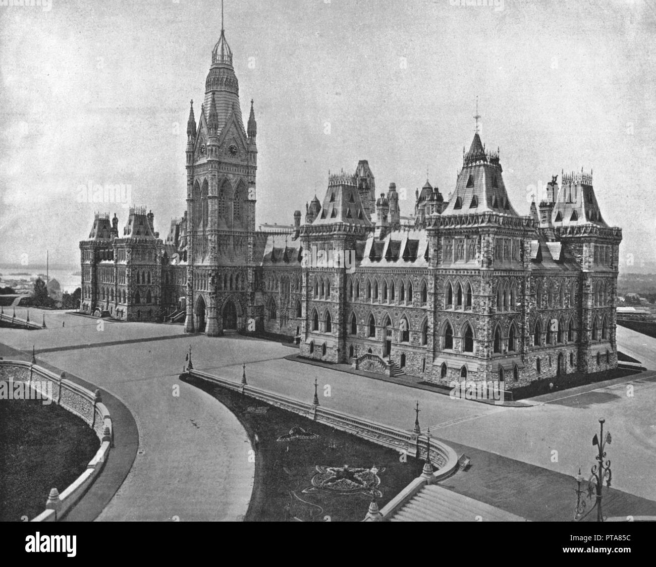 Parlament Gebäude, Ottawa, Kanada, c 1900. Schöpfer: Unbekannt. Stockfoto