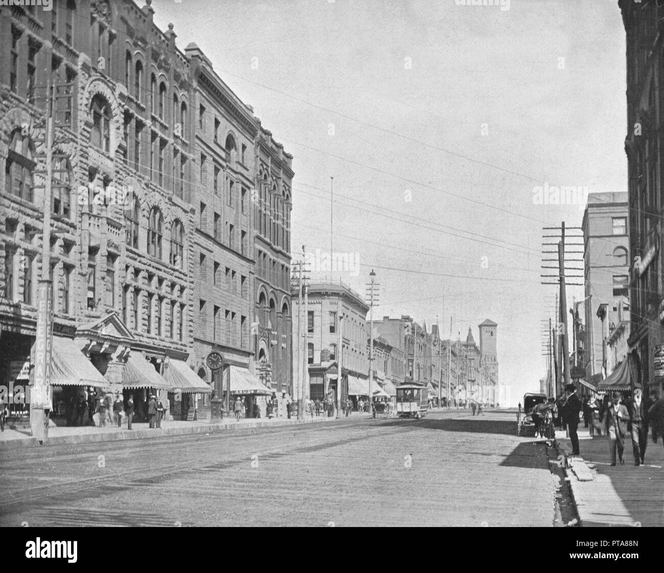 Pacific Avenue, Tacoma, Washington, USA, c1900. Schöpfer: Unbekannt. Stockfoto