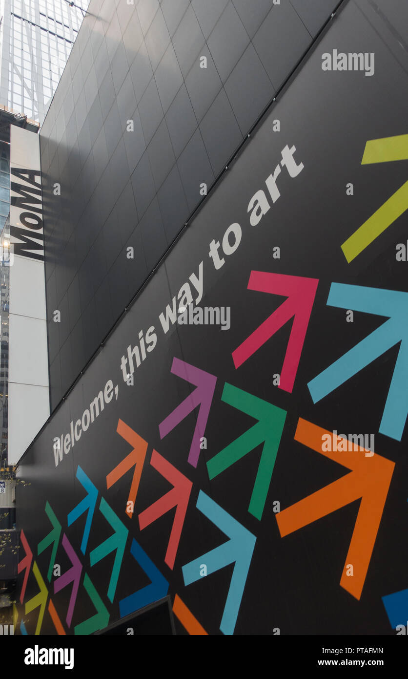 MOMA anmelden New York City Stockfoto