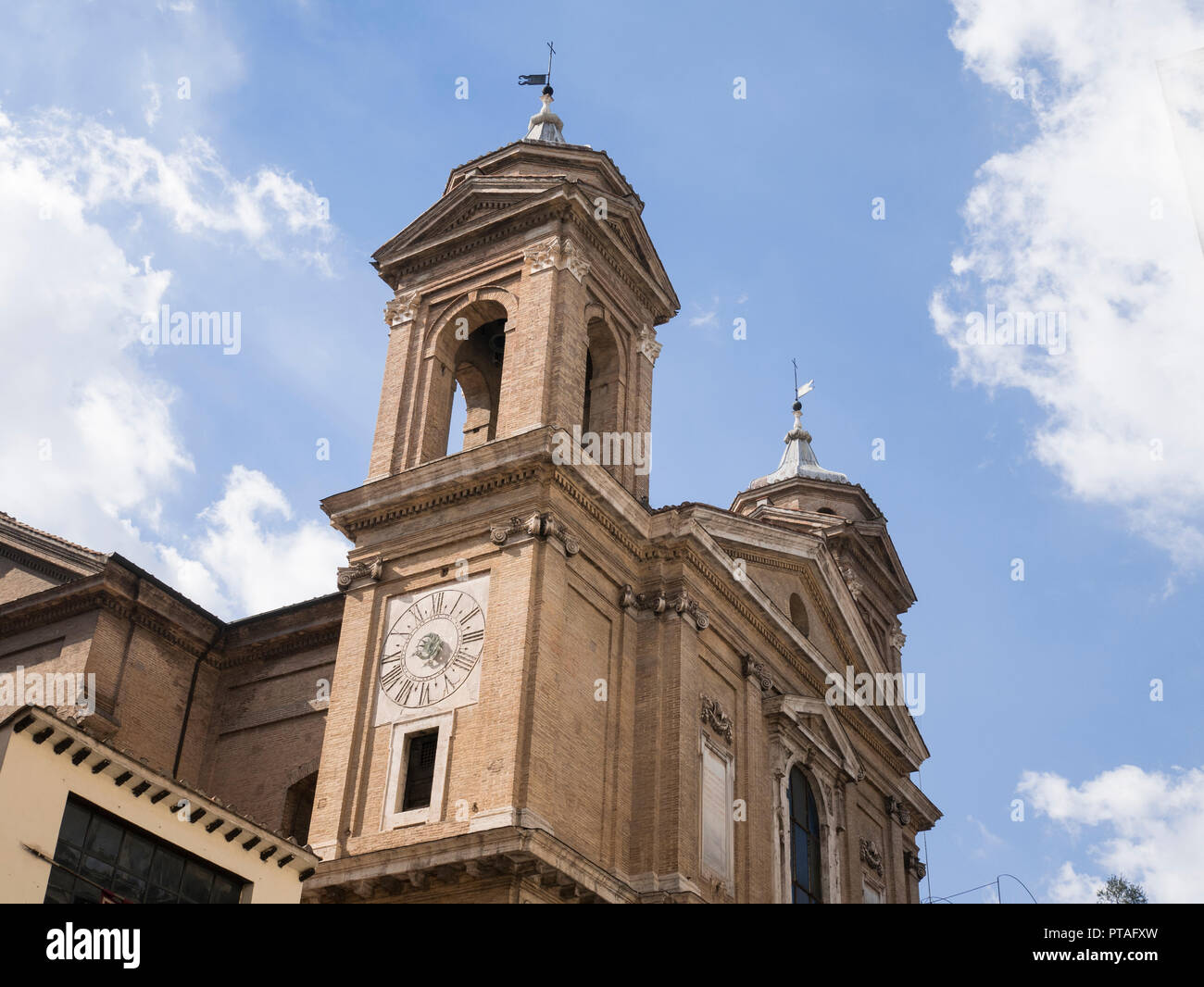 Blick auf die Piazza di Spagna Rom Stockfoto