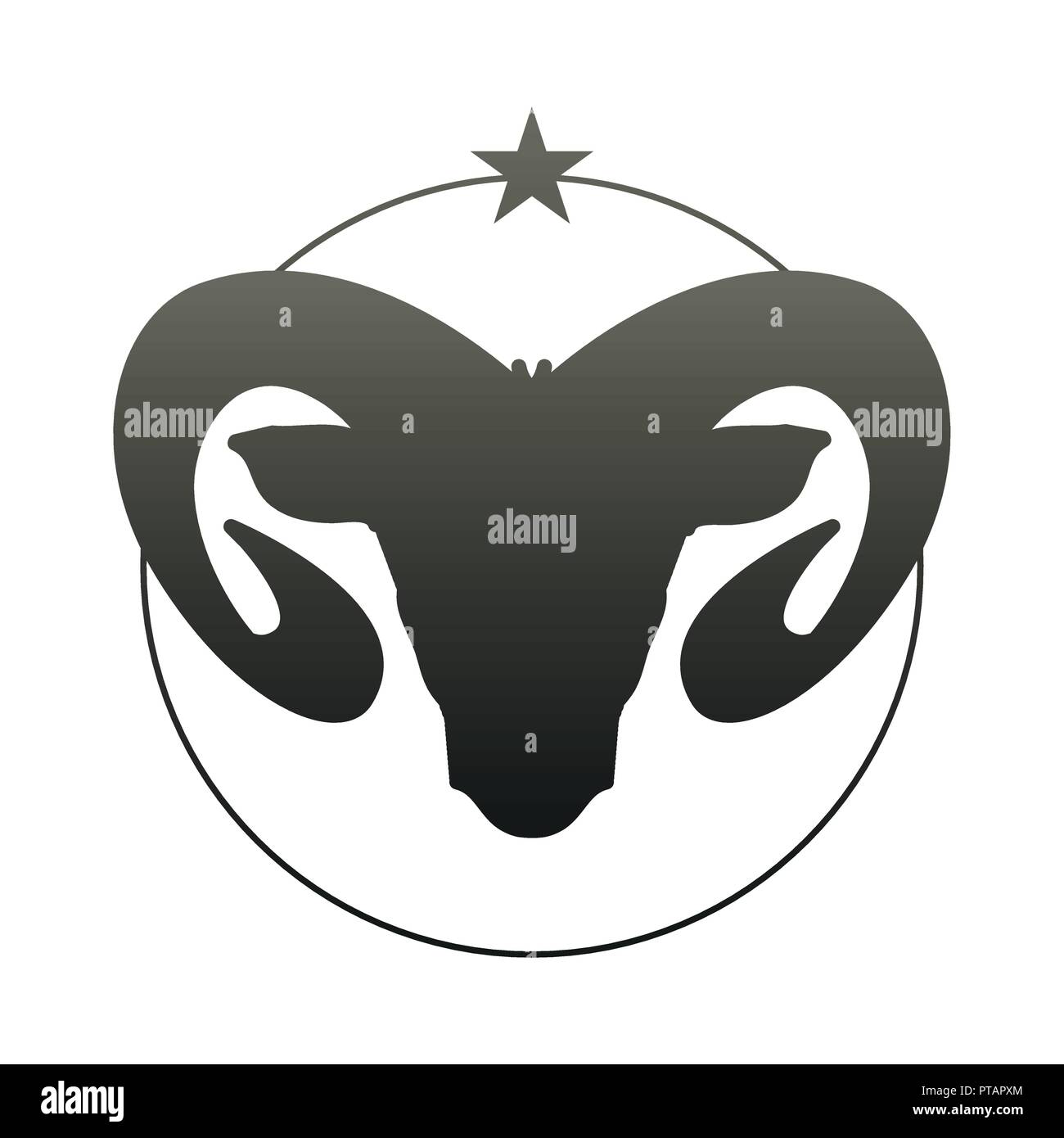 Sternzeichen. Widder. Vector Illustration Stock-Vektorgrafik - Alamy