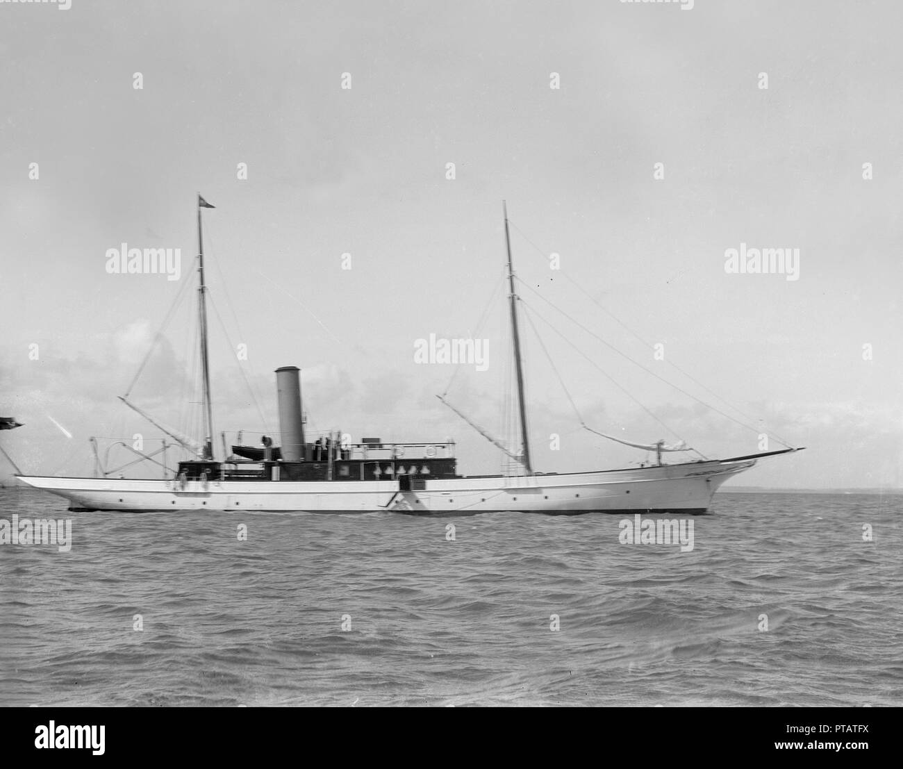 Die Steam Yacht "Floreal". Schöpfer: Kirk & Söhne von Cowes. Stockfoto