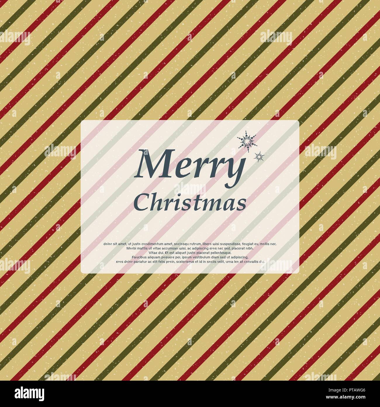 Retro Weihnachten bunte Streifen Linienmuster Hintergrund, Vector EPS 10. Stock Vektor