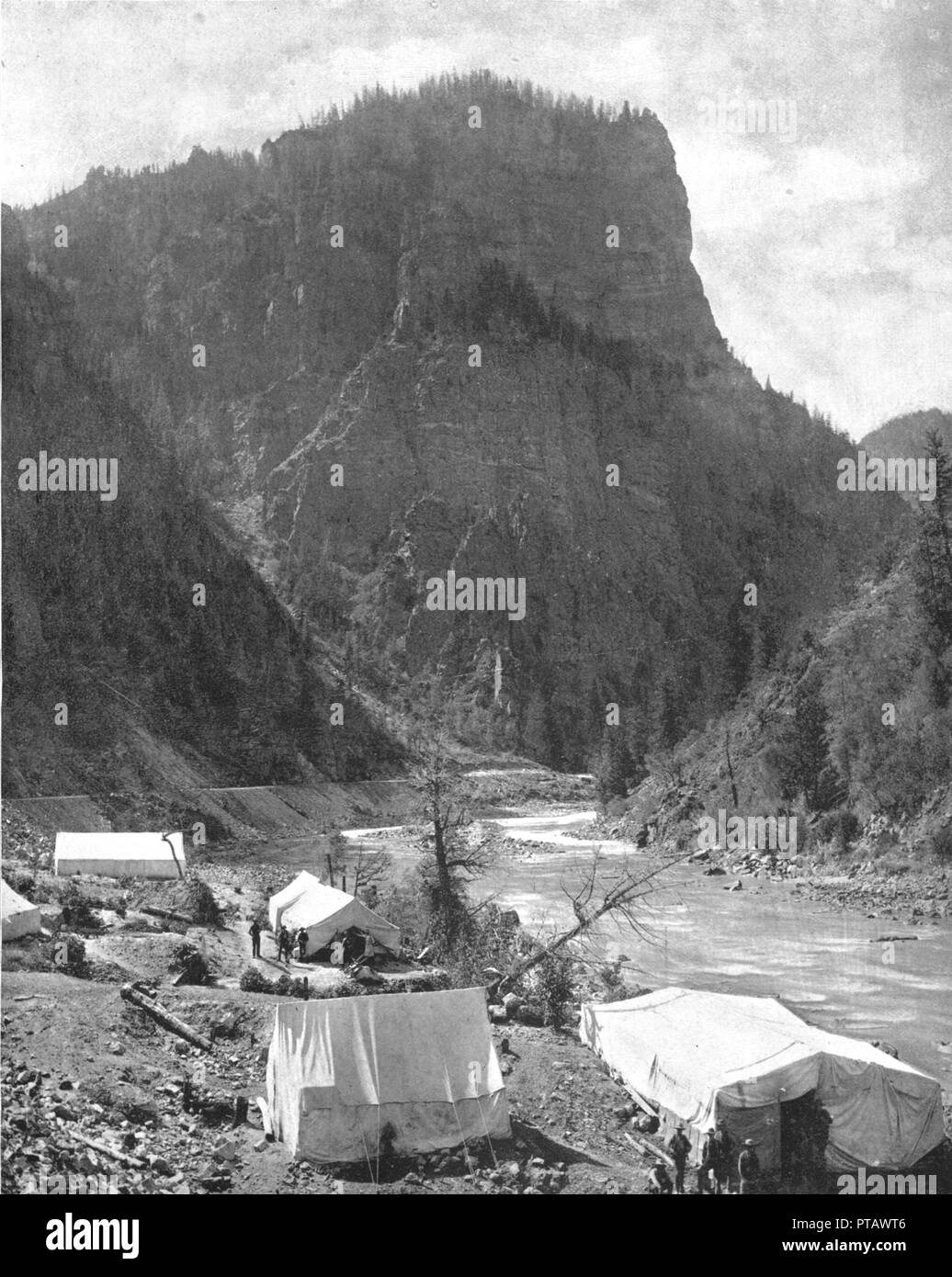 Mining Camp, Nevada, USA, c 1900. Schöpfer: Unbekannt. Stockfoto