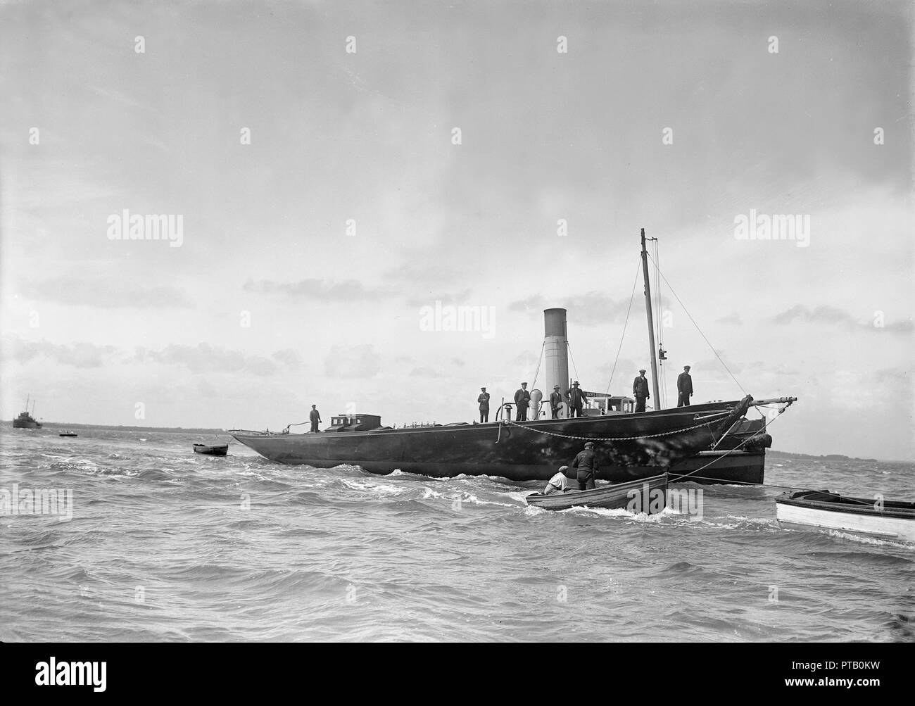 "HMY Britannia' vor versenkt werden, Juli 1936. Schöpfer: Kirk & Söhne von Cowes. Stockfoto