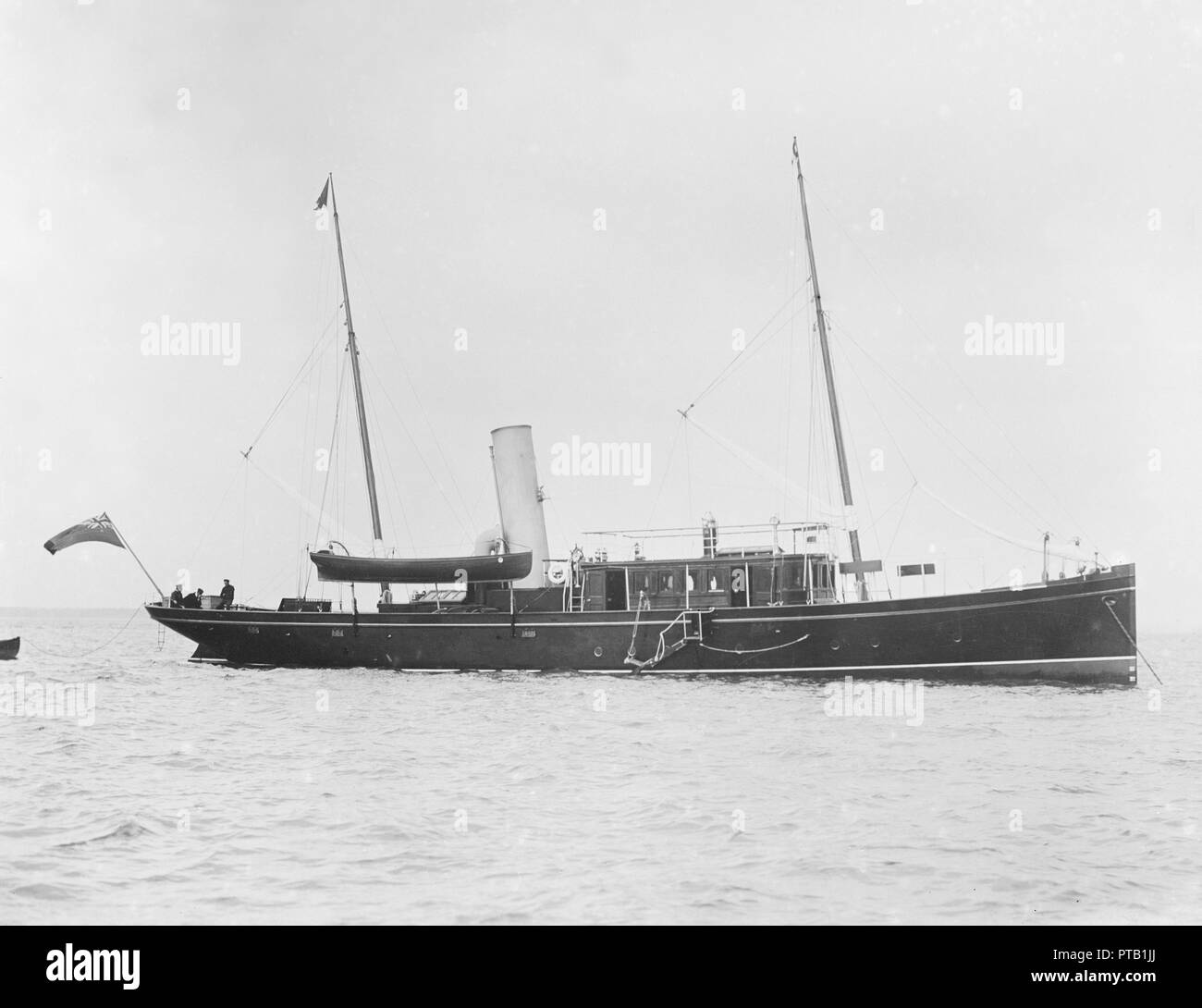 Die Steam Yacht "Oriana". Schöpfer: Kirk & Söhne von Cowes. Stockfoto