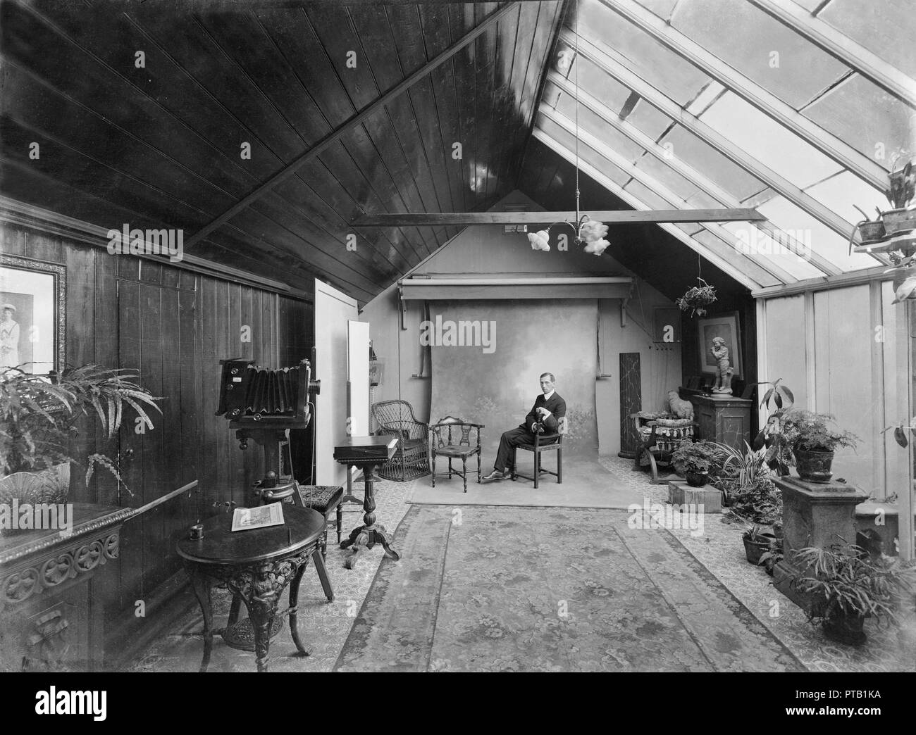 Das Studio von Kirk & Söhne von Cowes, Isle of Wight, August 1935. Schöpfer: Kirk & Söhne von Cowes. Stockfoto