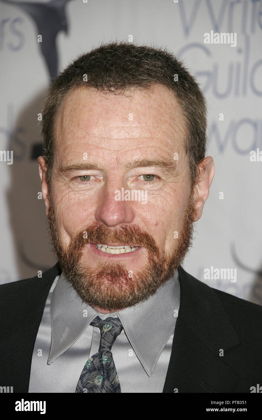 Bryan Cranston 02/07/09'2009 Writers Guild Awards" @ Hyatt Regency Century Plaza Hotel, Century City Foto von Ima Kuroda/HNW/PictureLux Datei Referenz # 33680 093 HNW Stockfoto