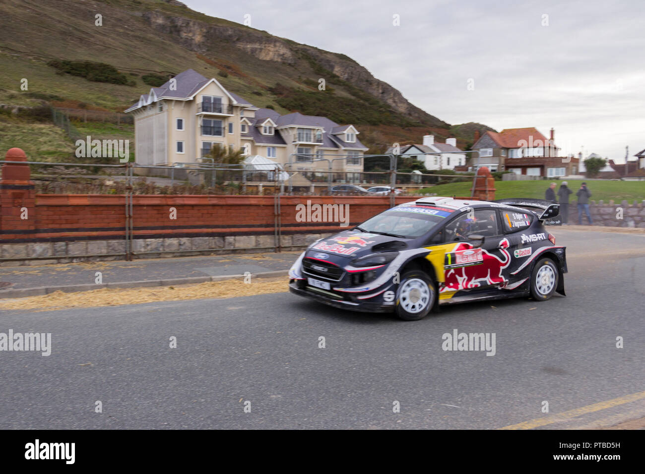 Wales Rally GB, Llandudno, Great Orme. Oktober 7, 2018. Team. 1, Sébastien Ogier Stockfoto