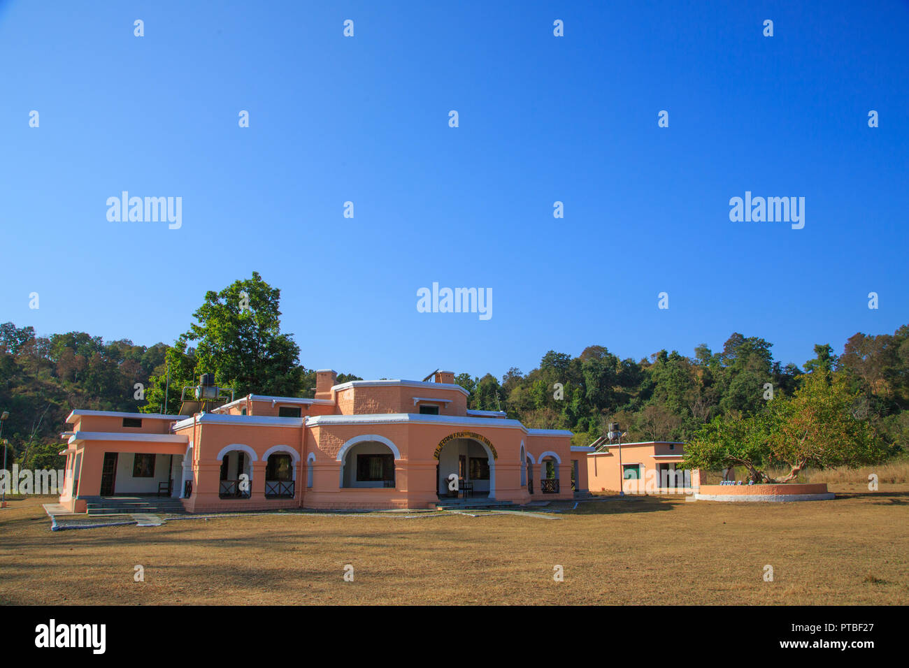Bijrani Wald Rest House - in Corbett National Park (Indien) Stockfoto