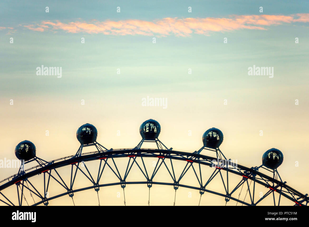 London England, Großbritannien, Großbritannien Großbritannien, Lambeth South Bank, London Eye, Riesenrad, Beobachtungsrad, Attraktion, Marks Barfield Architects Stockfoto
