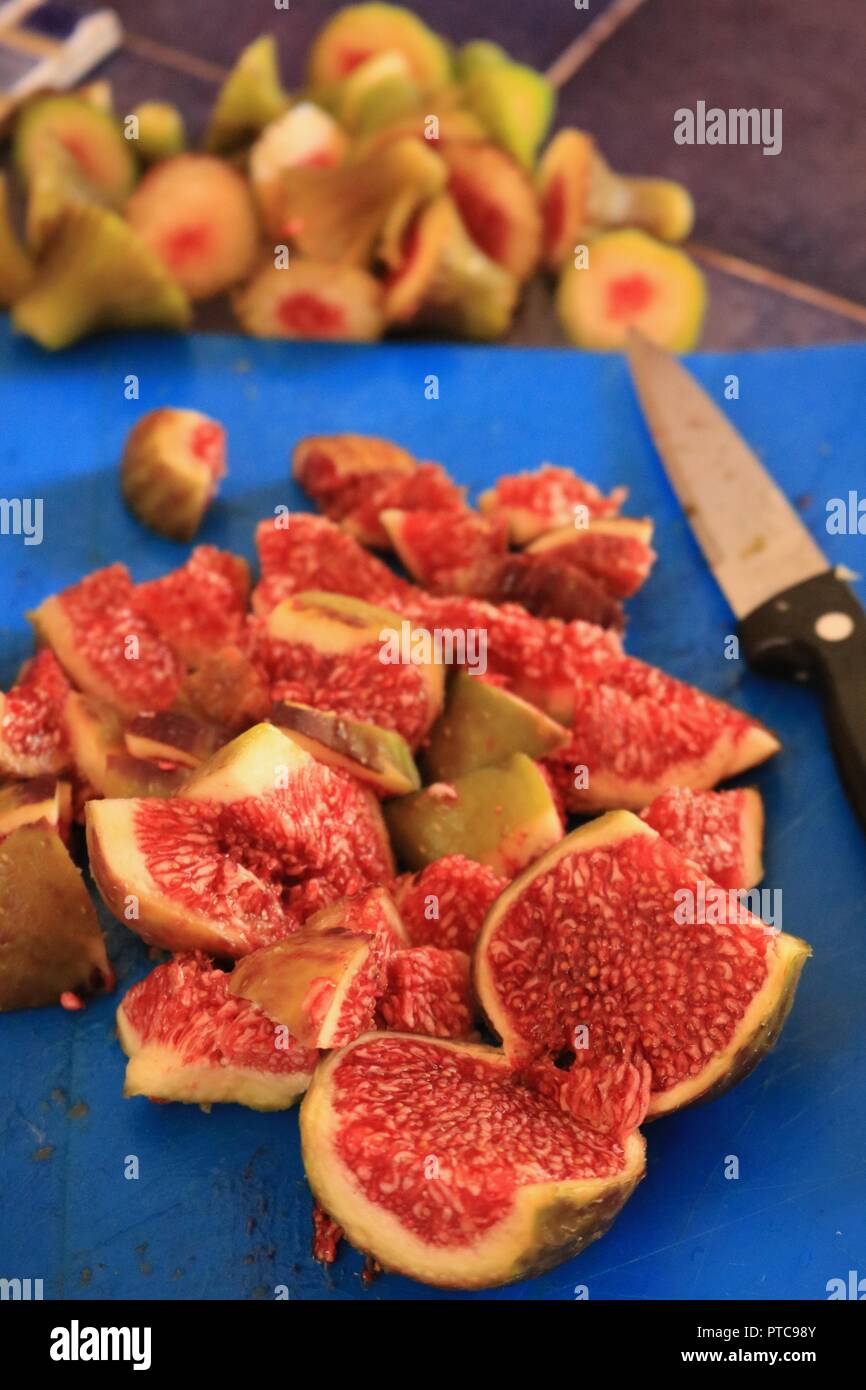 Die feigenmarmelade Stockfoto