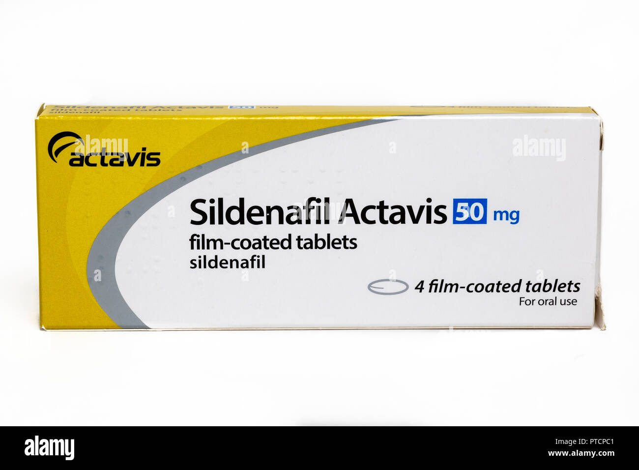 Sildenafil Actavis, Generic Viagra Tabletten Stockfoto