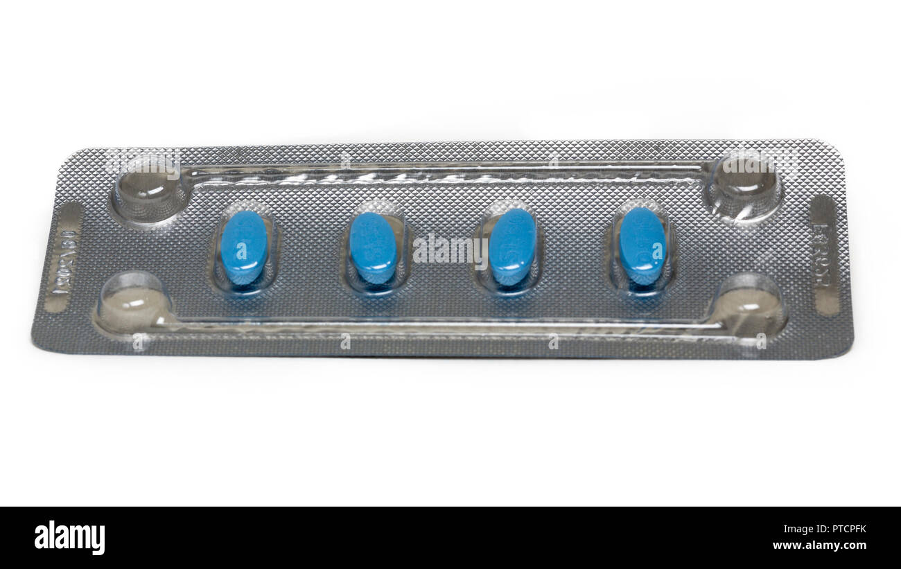 Sildenafil Actavis, Generic Viagra Tabletten Stockfoto