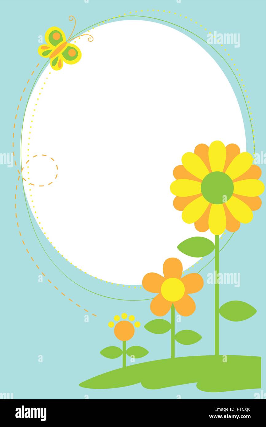 Eine Vektor-Illustration von floralen Hintergrunddesign Stock Vektor