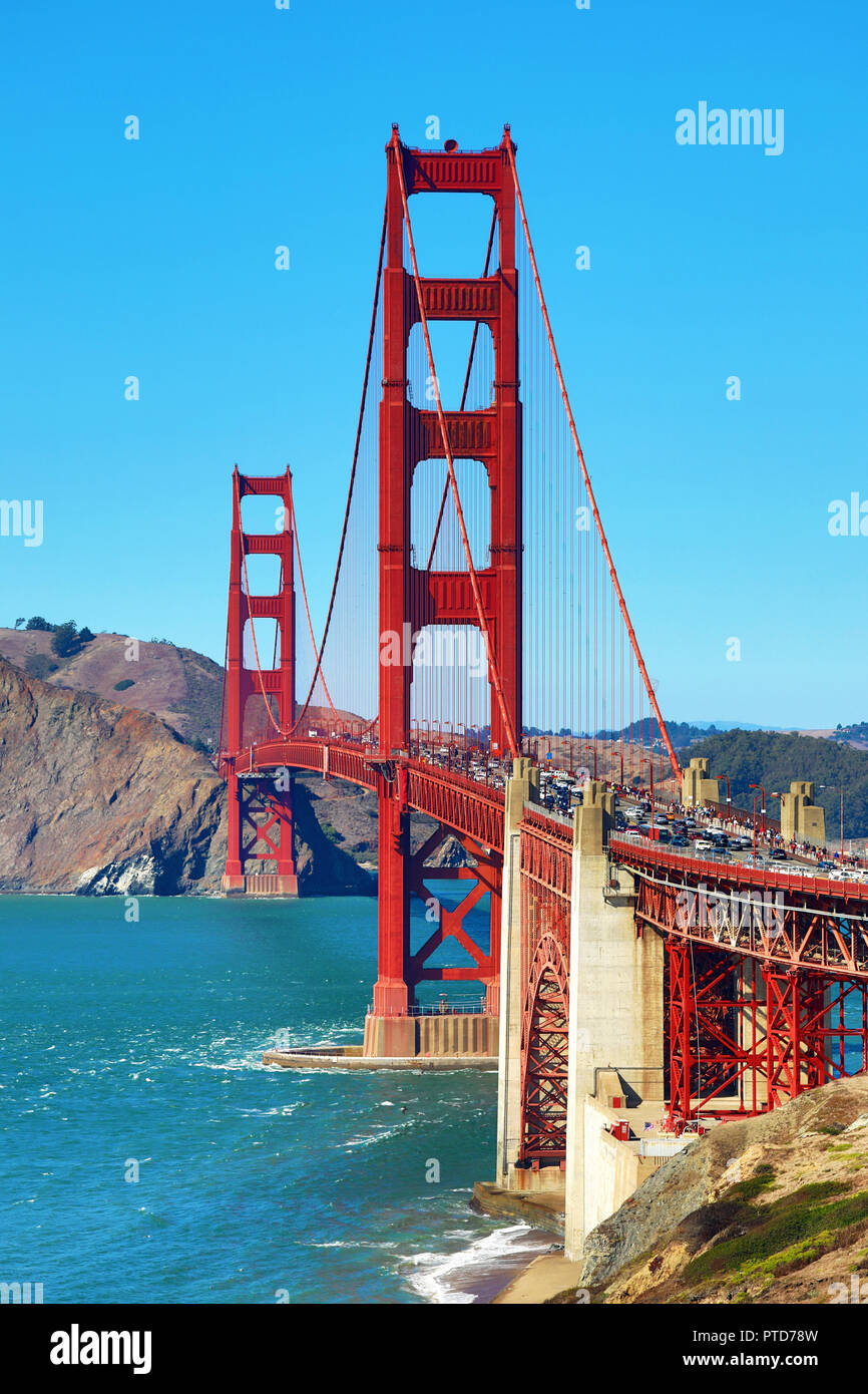 Golden Gate Bridge, San Francisco, Kalifornien, USA Stockfoto