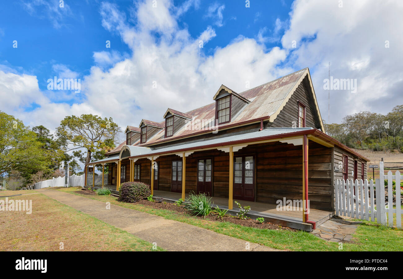 Historische neunzehnten Jahrhunderts Royal's Bull Head Inn, Toowoomba, südlichen Queensland, Queensland, Australien Stockfoto