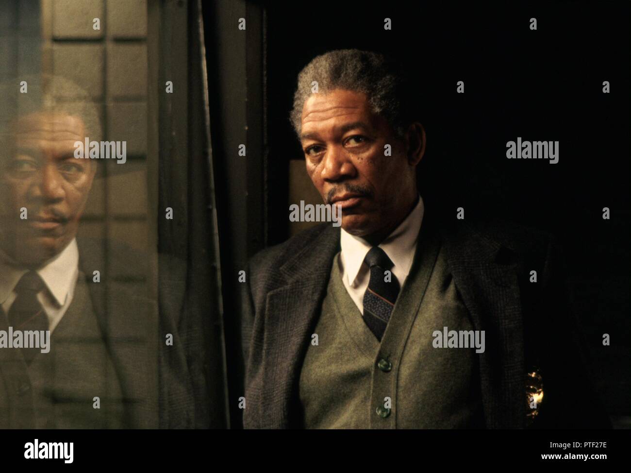 Original Film Titel: 7. Englischer Titel: Sieben. Jahr: 1995. Regie: David Fincher. Stars: Morgan Freeman. Quelle: New Line Cinema/Sorel, Peter/Album Stockfoto